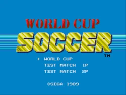 Jaquette Seule SEGA Master System - World Cup Italia 90 (bon état)