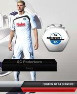 SC Paderborn Away kit in FIFA 13