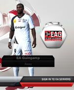 Guingamp Away kit in FIFA 13