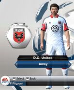 D.C. United Away kit in FIFA 13