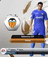 Valencia Away kit in FIFA 13