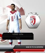 LOSC Lille Away kit in FIFA 13