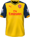 ArsenalKit15Away.png (7 KB) Arsenal Away kit in FIFA 15