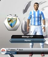 Malaga Home kit in FIFA 13