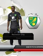Norwich City Away kit in FIFA 13