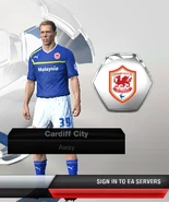 Cardiff City Away kit in FIFA 13