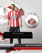 Sunderland Home kit in FIFA 13