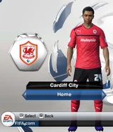 Cardiff City Home kit in FIFA 13