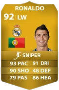 Cristiano Ronaldo card