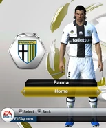 Parma Home kit in FIFA 13