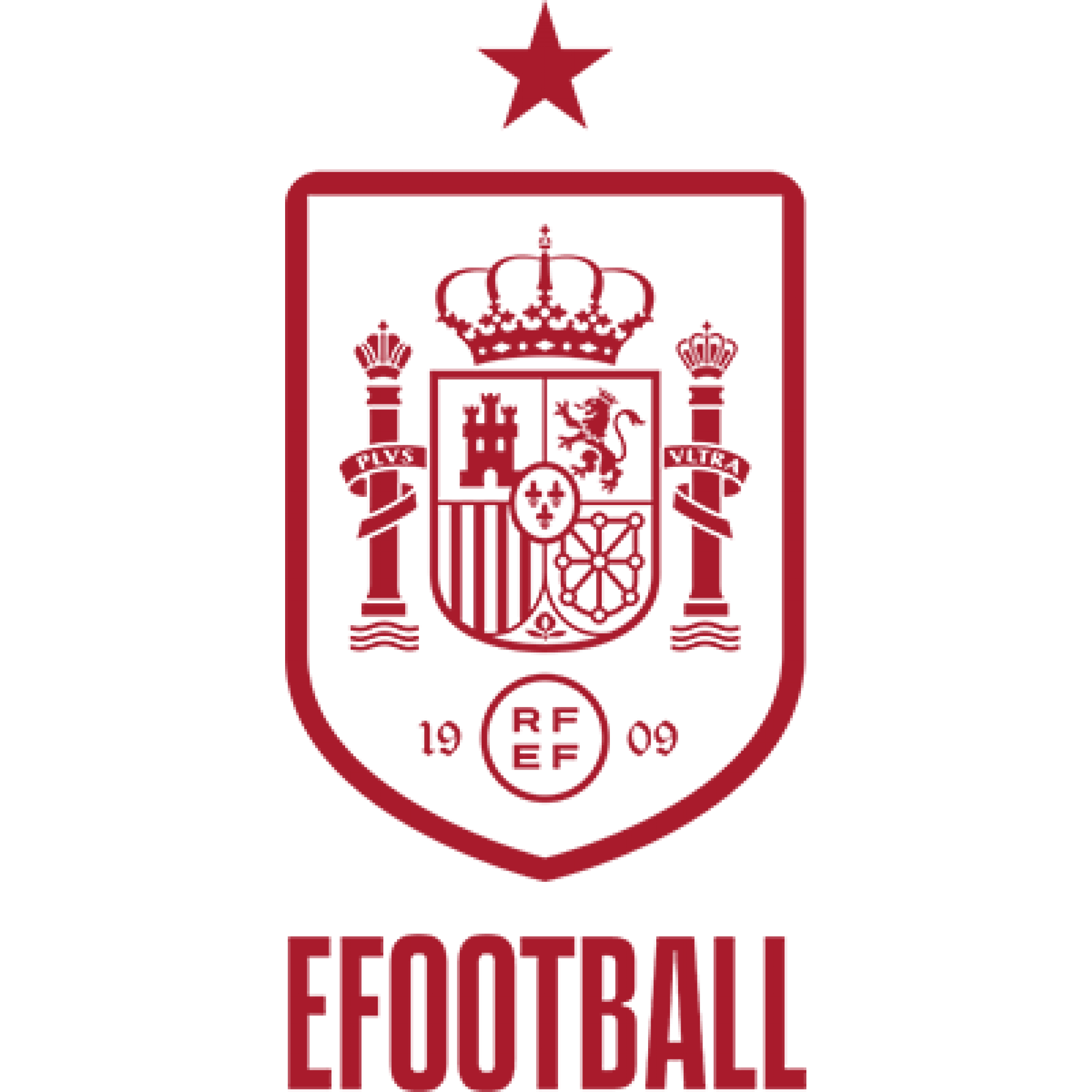 Spanish Football Association logo Royalty Free Stock SVG Vector
