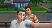 Obraz wykonany w grze The Sims 4 przez Sebolaaa.