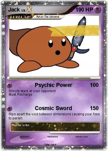 Jack Pokemon Card