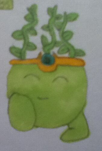 A plant fifi. Plant fifis are usually found in (Zach, edit this and put their place here), but they are also found in flamewater forest.