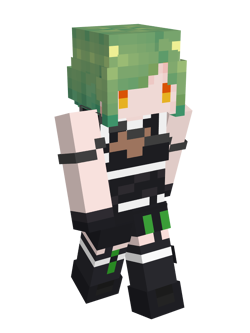 下山表明後着用したいにんとぽてちによる合作のスキン。大人衣装が元ネタでありヒスイが2人に作成を依頼した。