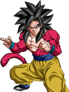 Super Saiyan 4 Goku, Fighter's Library Wiki
