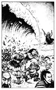 Tidalwave.jpg (140 KB) An orc in a crowd fleeing a tidal wave.