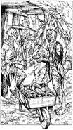 Several zombies working as miners in the service of Razaak.