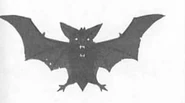 A snarling bat.