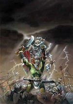 An orc hero in the .