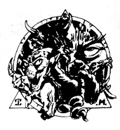 A triangle containing a beckoning monster, and a few others that may lurk within.