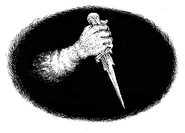 A casting of the assassin's dagger spell.