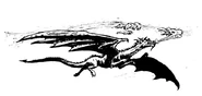 Flyingdragon.jpg (31 KB) A dragon flying with smoke coming from its nostrils.