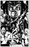 Four ogre slaves in a room.