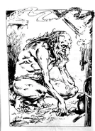 An ogre in its home.