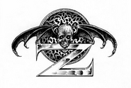 A winged skull clutching the symbol Zagor.