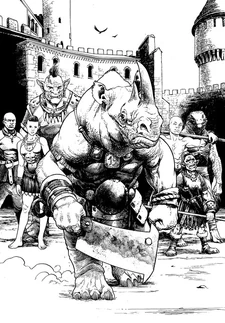 Recruits waiting to test their mettle.