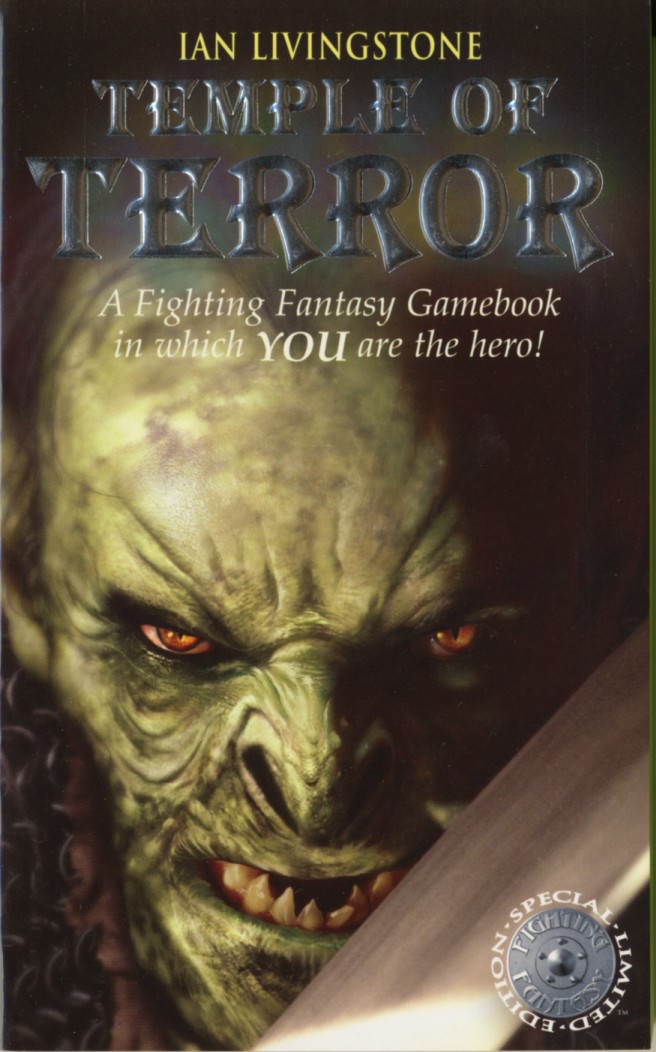 Rpg Solo O Templo Do Terror Por Ian Livingstone - Livros Jogos