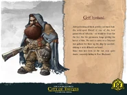 The firearm-wielding dwarf Griff Ironhand.