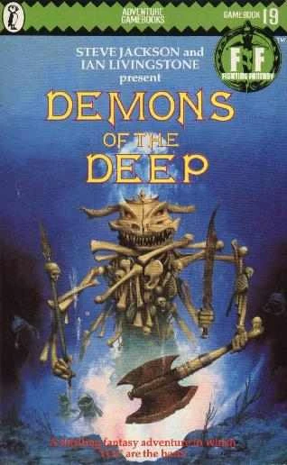 Demons of the Deep 初版 1986 未記入 FF Item - Demons of the Deep - Demian's Gamebook Web Page