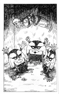 Wheelies playing a round of "Heads and Tails".