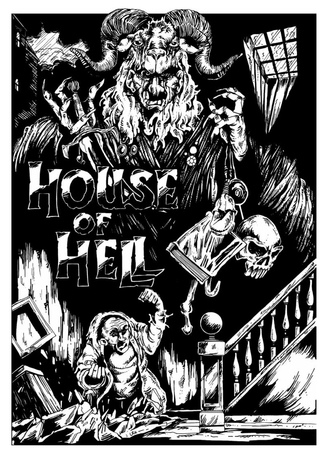 fighting fantasy house of hell map
