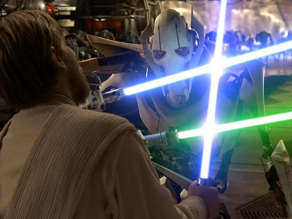Obi-Wan Kenobi vs. General Grievous.