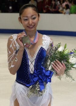 Miki Ando Podium 2008 Skate America