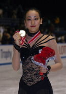 Mao Asada(JPN) at the 2008 NHK Trophy.