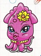 Inky, the friend of mermaid fillys