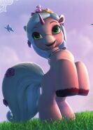 One of the early pictures of Rose ('Filly Funtasia')