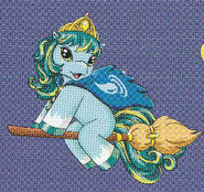 On a broom, a picture of Filly Witchy: Sammelmappe poster