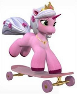 Rose with skateboard, FF promo