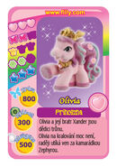 Olivia filly.cz card