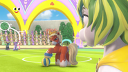 In Filly Funtasia, episode The Hoopenhoof Game