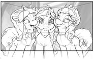 Melody with Bella and Rose, storyboards (Filly Funtasia)