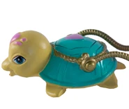 A slightly different appearance (the difference is in the eyes) of the turtle from 'Filly Mermaids' play set