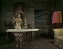 Carla does the ironing.