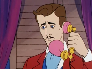 Otis on the Phone