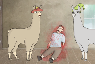 Llamas with 2025 hats full series